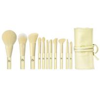 BLJ - Mini Make Up Brush Pouch Set - Yellow #California Sunlight - 11pcs