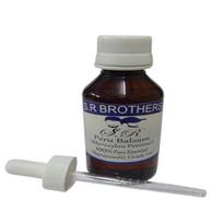 S.R Brothers Peru balzamas (Myroxylon Balsamum Pereirae) Grynas ir natūralus terapinės klasės eterinis aliejus plastikinėje pakuotėje su lašintuvu 10 ml