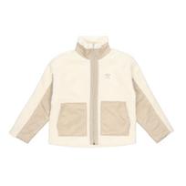 Adidas Originals Sherpa Spalvų Blokų Stovintis Apykaklės Vilnos Sportinis Striukė Moteriška Striukė Kreminės Baltos Spalvos HC6603 32