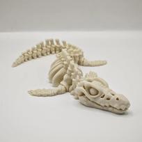 Mosasauro skeletas akvariumo dekoracija, didelė dinozauro kaulo kopija su pelekais žuvų bakui. bedugnė