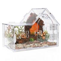 Reptile Enclosure For Tarantula, Gecko Chameleon,Beetle Mantis,And Hermit Crab-Acrylic Jumping Spider Enclosure Versatile