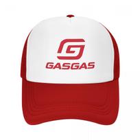 Spausdintos GasGas Motociklo Kepurės Trucker Kepurės Suaugusiųjų Mados Lenktyninės Kalnų Dviračių Kepurės Kepurės Nuo Saulės Kepurės Nuo Saulės Reguliuojamos Tinklelio Kepurės Su Snapeliu Vasara One Size white