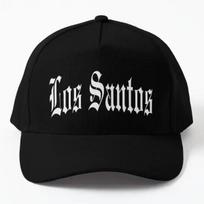 Los Santos beisbolo kepurė Unisex moteriška Snapback vasarinė Hip Hop kepuraitė Kepurė vientisos spalvos Kepurė Saulės Žuvis Lauko Black