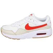 Nike Air Max SC Balti Pikantiškai Raudoni Vyriški Sportbačiai Šviesiai-Medžio Rudo-Rudos Spalvos Guminis-Šviesiai-Rudos Spalvos CW4555-112 42