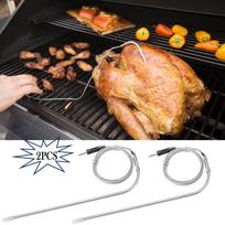 Oven Temperature Detection  Barbecue Probe BBQ Grill Probe Clip One Size sidabras