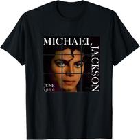 Michael Jackson MJ-016 marškinėliai - Unisex-Vaikams, Juodi, Mažas S juoda