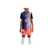 Nike Vaikams Greitai Džiūstantis Marškinėliai Academy Pro Trečiasis Dri-FIT Serija Barcelona Prieš Varžybas Futbolas Patogūs Trumpomis Rankovėmis Vaikų Viršutiniai Drabužiai HM4185-411 S
