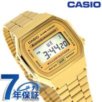 Casio A168WG-9W Vintažinis Užjūrio Modelis Vyriškas Laikrodis Ant Riešo Skaitmeninis Auksinis Stilingas Vandeniui Atsparus Dovana Praktinis Vyriškas