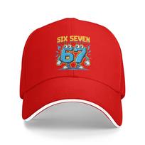 Šeši Septyni Smegenų Puvinys 67 Memas Žaidimai Gen Alfa Atsitiktinė Beisbolo Kepuraitė Vasarinė Trucker Kepuraitė Tenisas Skate Hip Hop Kepurės Madinga Beisbolo Kepuraitė As Picture