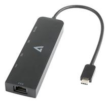 V7 USB-C TO ETHENET 2.5G ADAPTER RJ-45 NETWORK HUB DONGLE 3XUSB-A - Adapter - Digital/Daten - Adapter - Digital/Daten