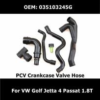 035103245G 1.8T PCV Karterio Vėdinimo Vožtuvo Žarnos Remonto Komplektas VW Golf Jetta 4 Passat Bora Polo Beetle Išmetimo Vamzdžiui