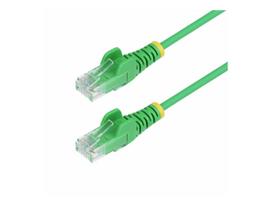 StarTech.com 2.5m Green Slim CAT6 Ethernet Cable, Snagless, 28AWG, LSZH - Patch-Kabel - RJ-45 (M) (N6PAT250CMGNS)