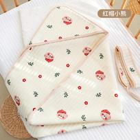 Baby Cushion Air Cotton All-Season Universal Newborn Delivery Room Quilt Breathable Baby Anti-Startle Swaddling Anti-Kick Quilt 85*85cm