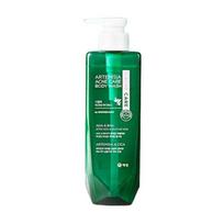 Shower Mate Artemisia Acne Care Body Wash 400ml | AHA BHA Body Cleanser, Korean Herbal Body Care, pH Balance Wash 400ml