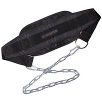 Weight Lifting Belt Thick Neoprene with Chain Dipping Belt for Pull Up Chin Up Kettlebell Barbell Fitness Bodybuilding Gym Belt juoda