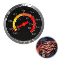 Naujas nerūdijančio plieno BBQ rūkyklos grilio termometro temperatūros matuoklis 10-400 laipsnių Celsijaus