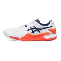 ASICS Gel-Resolution 9 1041A376-102 vyriški sportbačiai, balti, mėlyni, „Expanse Koi“ 47 white