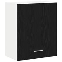 Pakabinamos spintelės - 2 vnt. - Juoda ąžuolo, 100x31x60 cm - Pagaminti iš inžinerinės medienos