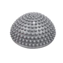 16 cm pusiau sferiniai jogos kamuoliukai PVC stori pripučiami pėdų kūno rengybos kamuoliai masažo balanso treniruotės Kamuoliukų salė Pilateso pratimai fitneso pilka
