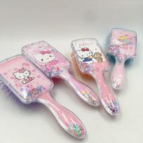 Hello Kitty oro pagalvėlės plaukų šepetys moterims. , Didelė galva Hello Kitty