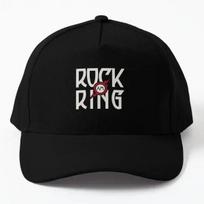 Rock Am Ring Būtinas Beisbolo Kepuraitė Skrybėlė Berniukams Moterims Žuvies Vyriška Sportinė Kepuraitė Laisvalaikio Hip Hop Lauko Juoda Kepuraitė Black