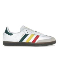 adidas Samba OG Rasta - Balti vyriški kedai Debesėlio baltumo Geltoni Kolegiškos žalios spalvos IH3118 40
