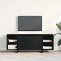 TV stovas - Juodasis ąžuolas - 120x30x40.5 cm - Pagamintas iš inžinerinės medienos