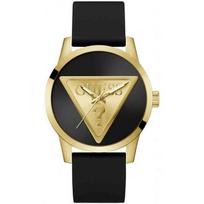 Vyriškas laikrodžio apyrankė GUESS GW0781G4, auksinės ir juodos spalvos, nerūdijantis plienas, 44 mm