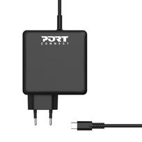 PORT DESIGNS 900097B-EU mobile device charger, Smartphone, Tablet, Black, AC Fast charging, Indoor