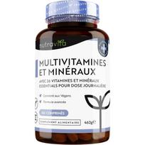 Multivitaminai ir Mineralai - 365 Tabletės (12 Mėnesių) 26 Maistinės medžiagos, įskaitant C, A, B, D3, E, K vitaminus, cinką, geležį, seleną