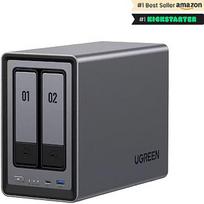 Ugreen DXP2800 16TB WD Red Plus NAS-Bundle NAS inkl. 2x 4TB WD Red Pro 3.5 Zoll SATA Festplatte BDL_DXP2800+WD80EFPX_X2