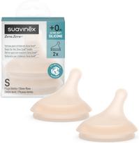 SUAVINEX LĖTOS SROVĖS ŽINDUKAI ZERO ZERO ANTI-COLIC BUTELIUKAMS, NUO +0 MĖN., 2 VNT., LIGHT