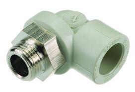 Alkūnė 25.2020 PPR, 20 mm x1/2" išorinis sriegis
