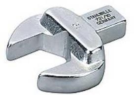 STAHLWILLE 731/10 serijos veržliarakčio galvutė, 17 mm, 9 x 12 mm įdėklas, chromuota apdaila