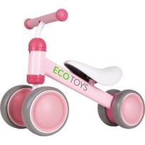 Treniruotis Rožinis Ecotoys mini krosinis dviratis