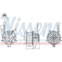 Salono ventiliatorius NISSENS 87612