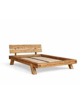 HENRI WILD OAK 160 ąžuolinė lova, galvūgalis banguotas