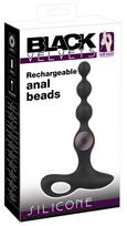 Black Velvets bv Vibrating Anal Beads Vibruojantis analinis dildo