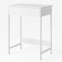 Baltas kompiuterio stalas vaikams stalas su stalčiumi modernus loftas 60cm