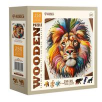 Medinė dėlionė, Minkštas liūtas karalius, woodencity, HE 0315-L
