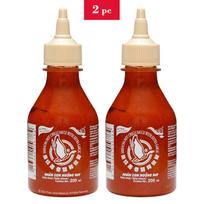 Sriracha aštrus čili padažas su česnaku (be MSG), Extra Garlic, Flying Goose Brand, 2x200ml.