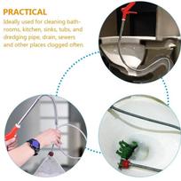 Vandentiekio jungtys, vožtuvai, Tualeto vamzdžių atblokavimo priemonė – Eagle Claw Drain Snake Tool,