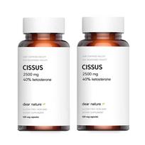 Gerai Gamtai Cissus 2500 mg su 40% ketosteronų, 120 tablečių (4 mėnesių atsargos)