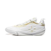 Li Ning Wade 808 5 Ultra V2 Flowing Gold Sportiniai Patogūs Smūgius Sugeriantys Dilimui Atsparūs Žemi Krepšinio Batai Vyriškas Sneaker ABAV045-11 43⅔