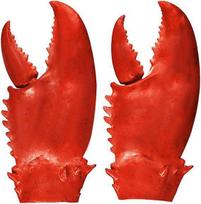 Helovino omarų nagų pirštinės – juokingas šventinis kostiumas lobster gloves