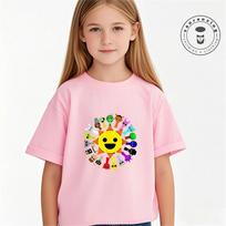 Summer Kids T Shirt Anime Sprunki Graphic Shirt Boys Girls Horror Games Tops Short Sleeve Wild Tee Cartoon Sprunki T-shirts 100