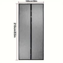 Magnetinės tinklelio nuo uodų durys 80/90/100 cm Langų užuolaidos Automatiškai užsidarančios užuolaidos Atspalviai Ekrano namų tekstilė Sodas
