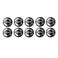 10vnt. 14mm Nuotolinio rakto emblemos lipdukas Daugiafunkcis lipdukas Volvo Rdesign V40 V50 S40 S80 T2 T3 T4 T5 T6 T7 XC90 XC40 V70 XC70