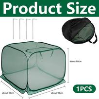 Foldable Plant Protector Mesh Cover Anti-frost Plants Greenhouses Accessories Seedlings Protective Gardening Netting Raised Bed