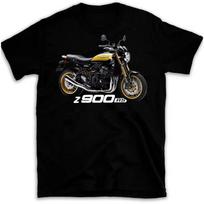 Vyriški Z900 RS Japoniško Motociklo Klasikiniai Marškinėliai 100% Medvilnė Apvalia Kaklo Iškirpte Motociklo Marškinėliai Vasariniai Trumpomis Rankovėmis Laisvalaikio Marškinėliai S juoda